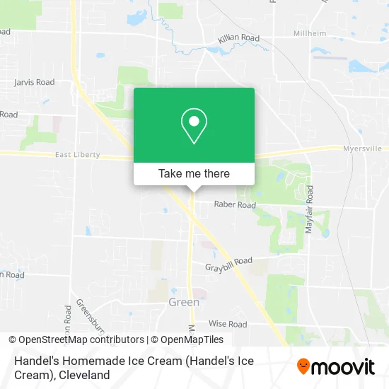 Handel's Homemade Ice Cream map
