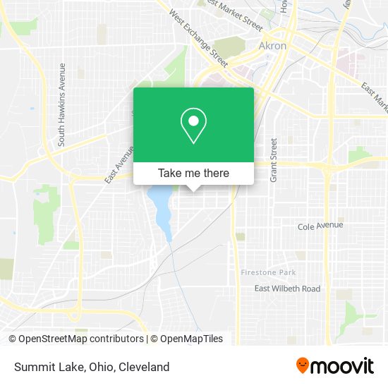 Mapa de Summit Lake, Ohio