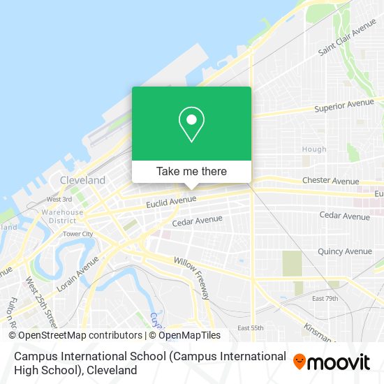 Mapa de Campus International School