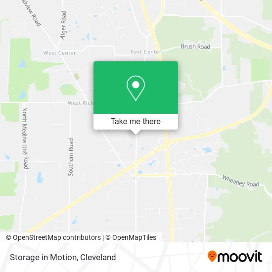 Storage in Motion map