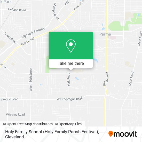 Mapa de Holy Family School (Holy Family Parish Festival)