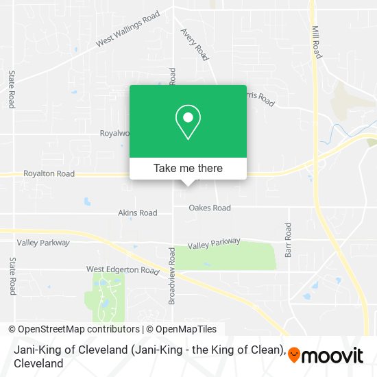 Jani-King of Cleveland (Jani-King - the King of Clean) map