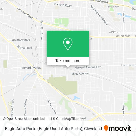 Mapa de Eagle Auto Parts