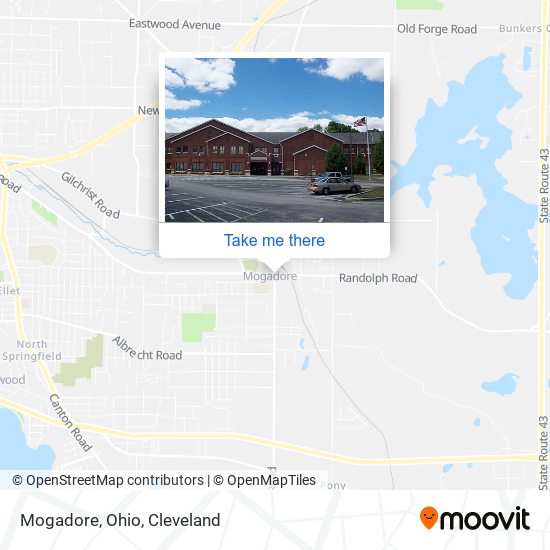 Mapa de Mogadore, Ohio