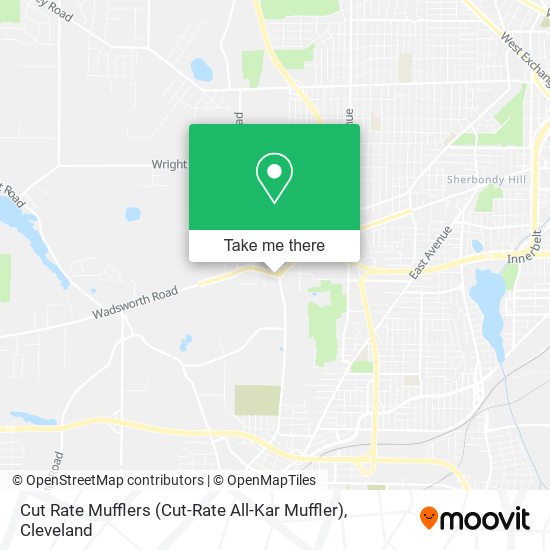 Mapa de Cut Rate Mufflers (Cut-Rate All-Kar Muffler)