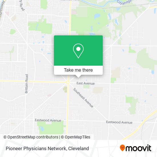 Pioneer Physicians Network map
