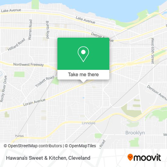 Hawana's Sweet & Kitchen map