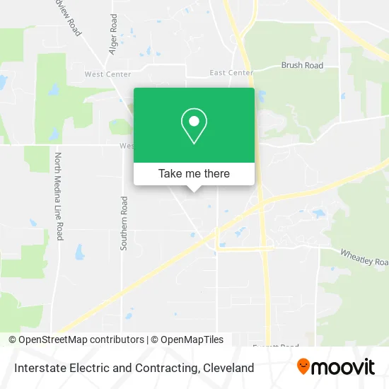 Interstate Electric and Contracting map
