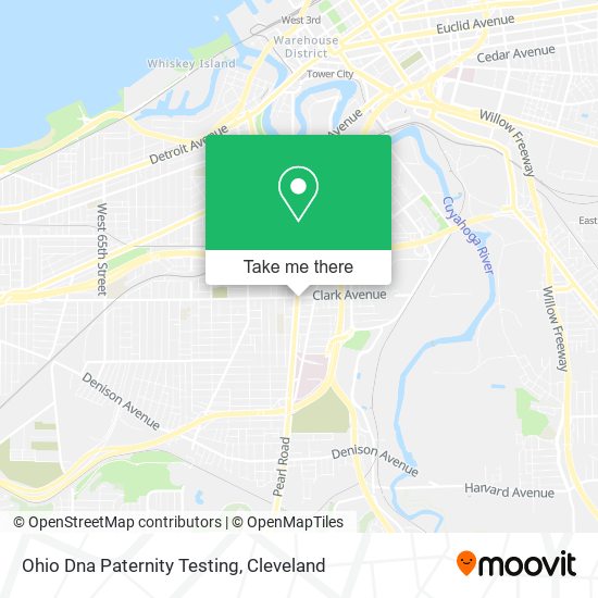 Ohio Dna Paternity Testing map