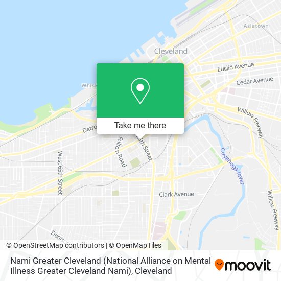 Nami Greater Cleveland (National Alliance on Mental Illness Greater Cleveland Nami) map