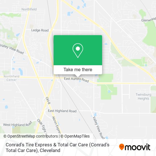 Conrad's Tire Express & Total Car Care (Conrad's Total Car Care) map