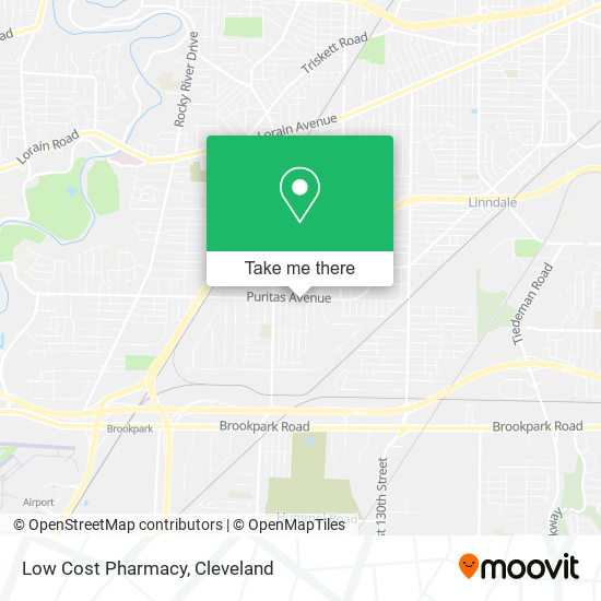 Low Cost Pharmacy map