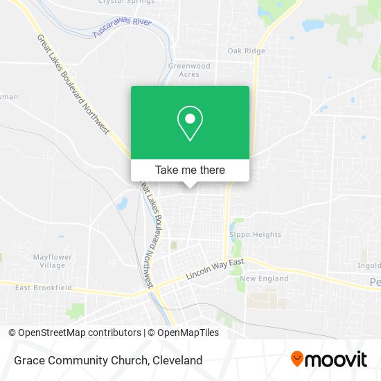 Mapa de Grace Community Church