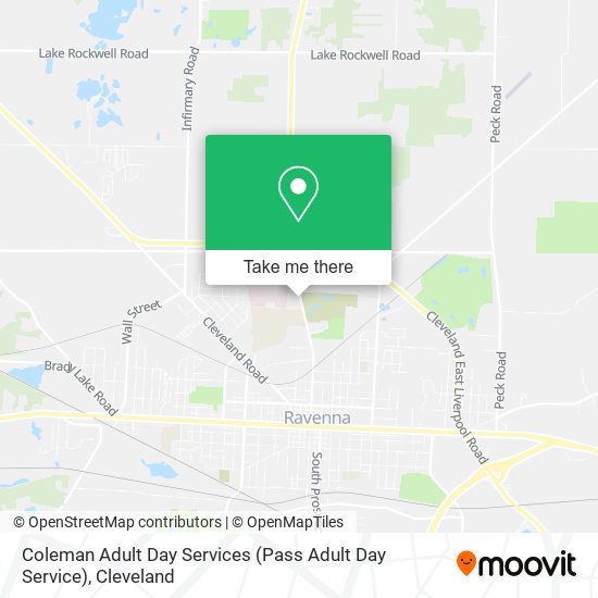 Mapa de Coleman Adult Day Services (Pass Adult Day Service)
