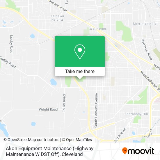 Akon Equipment Maintenance (Highway Maintenance W DST Off) map