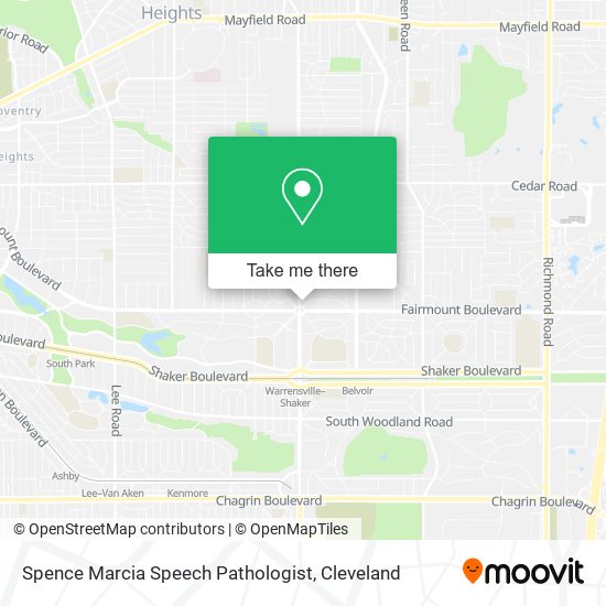 Spence Marcia Speech Pathologist map