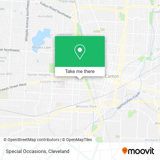 Mapa de Special Occasions