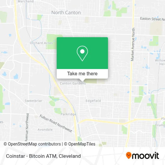 Coinstar - Bitcoin ATM map