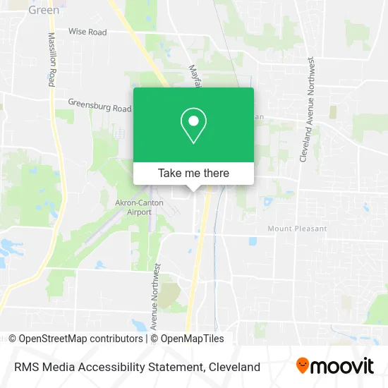 RMS Media Accessibility Statement map