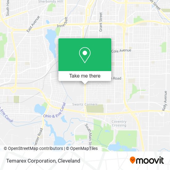 Temarex Corporation map