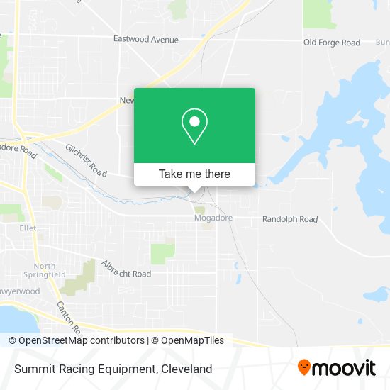 Summit Racing Equipment map