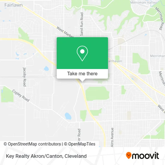 Key Realty Akron/Canton map