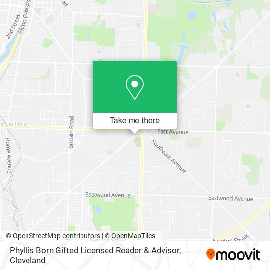 Mapa de Phyllis Born Gifted Licensed Reader & Advisor