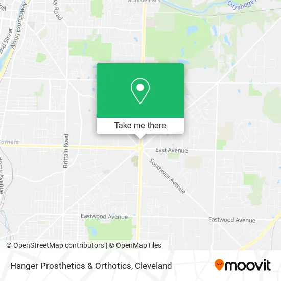 Hanger Prosthetics & Orthotics map