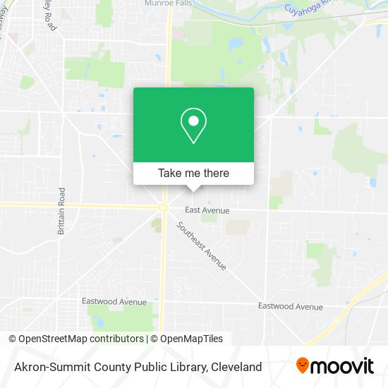 Mapa de Akron-Summit County Public Library