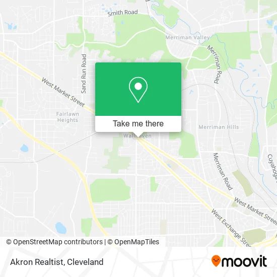 Akron Realtist map