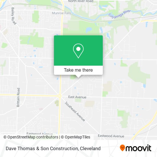 Dave Thomas & Son Construction map