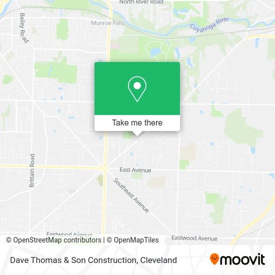 Dave Thomas & Son Construction map
