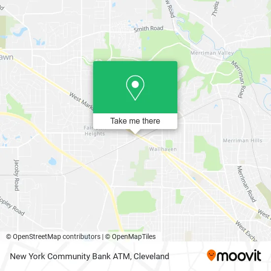 New York Community Bank ATM map