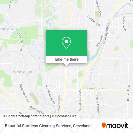 Beautiful Spotless Cleaning Services map