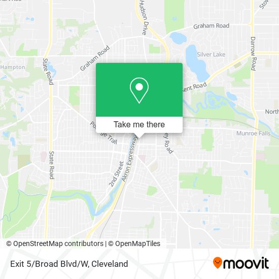 Exit 5/Broad Blvd/W map