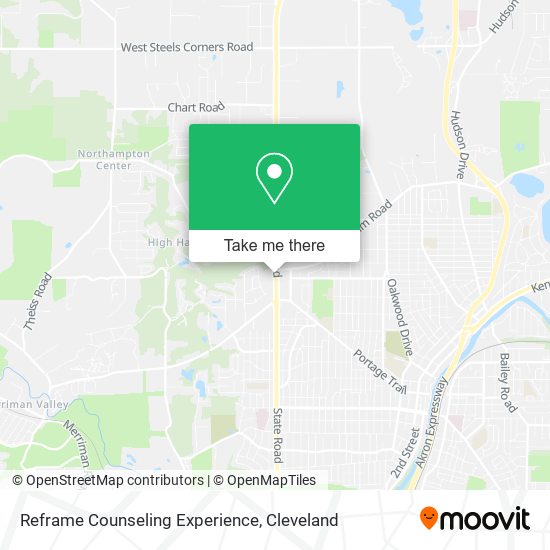 Mapa de Reframe Counseling Experience