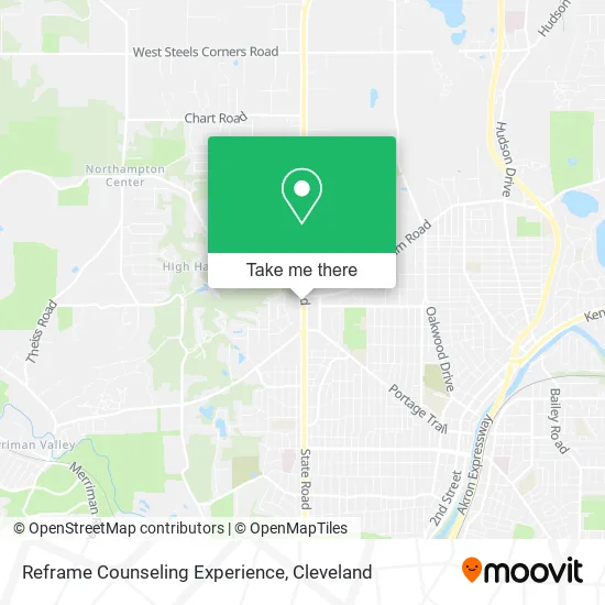 Mapa de Reframe Counseling Experience