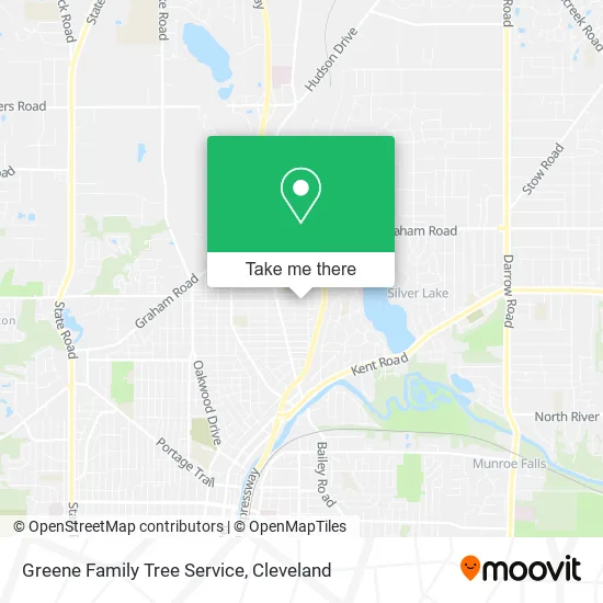 Greene Family Tree Service map