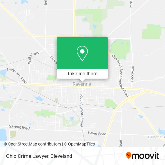 Ohio Crime Lawyer map