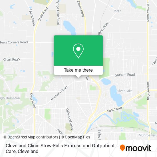 Mapa de Cleveland Clinic Stow-Falls Express and Outpatient Care