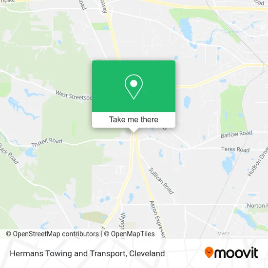 Hermans Towing and Transport map