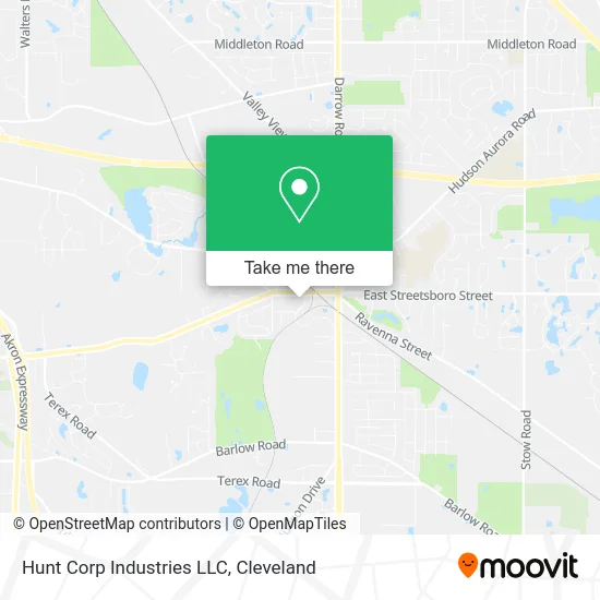 Hunt Corp Industries LLC map