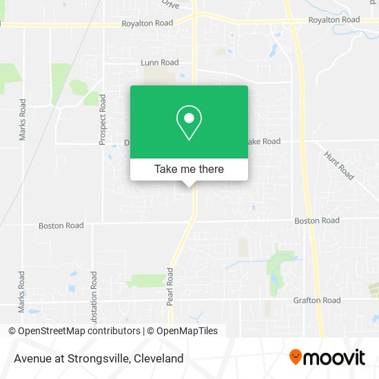 Avenue at Strongsville map