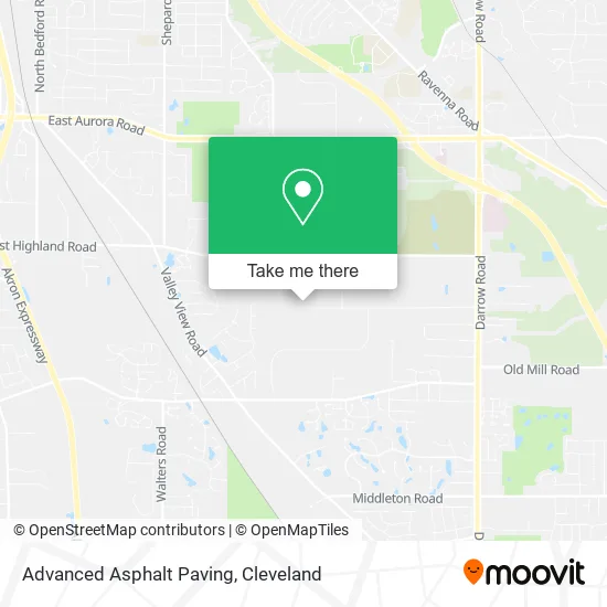 Mapa de Advanced Asphalt Paving