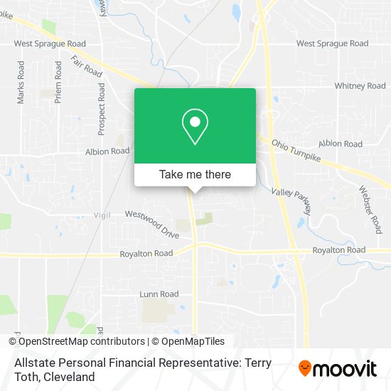 Mapa de Allstate Personal Financial Representative: Terry Toth