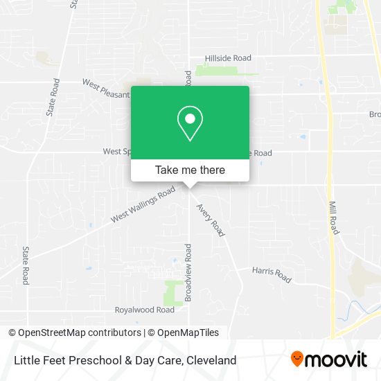 Mapa de Little Feet Preschool & Day Care