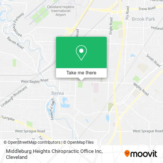 Middleburg Heights Chiropractic Office Inc map