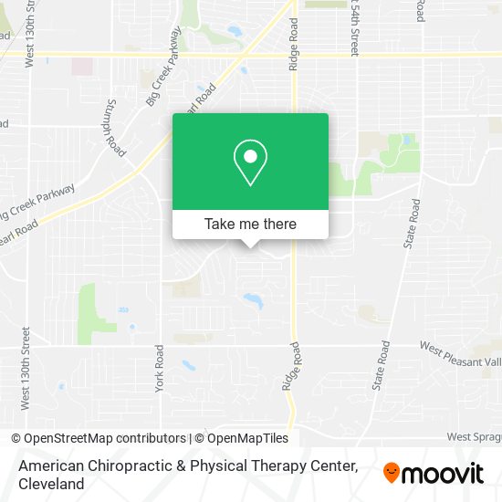 American Chiropractic & Physical Therapy Center map