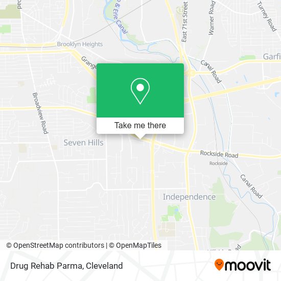 Drug Rehab Parma map