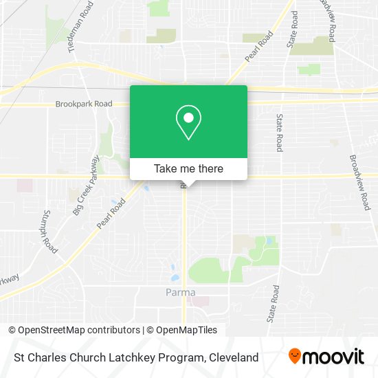 St Charles Church Latchkey Program map